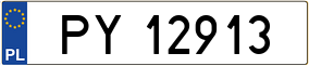 Truck License Plate